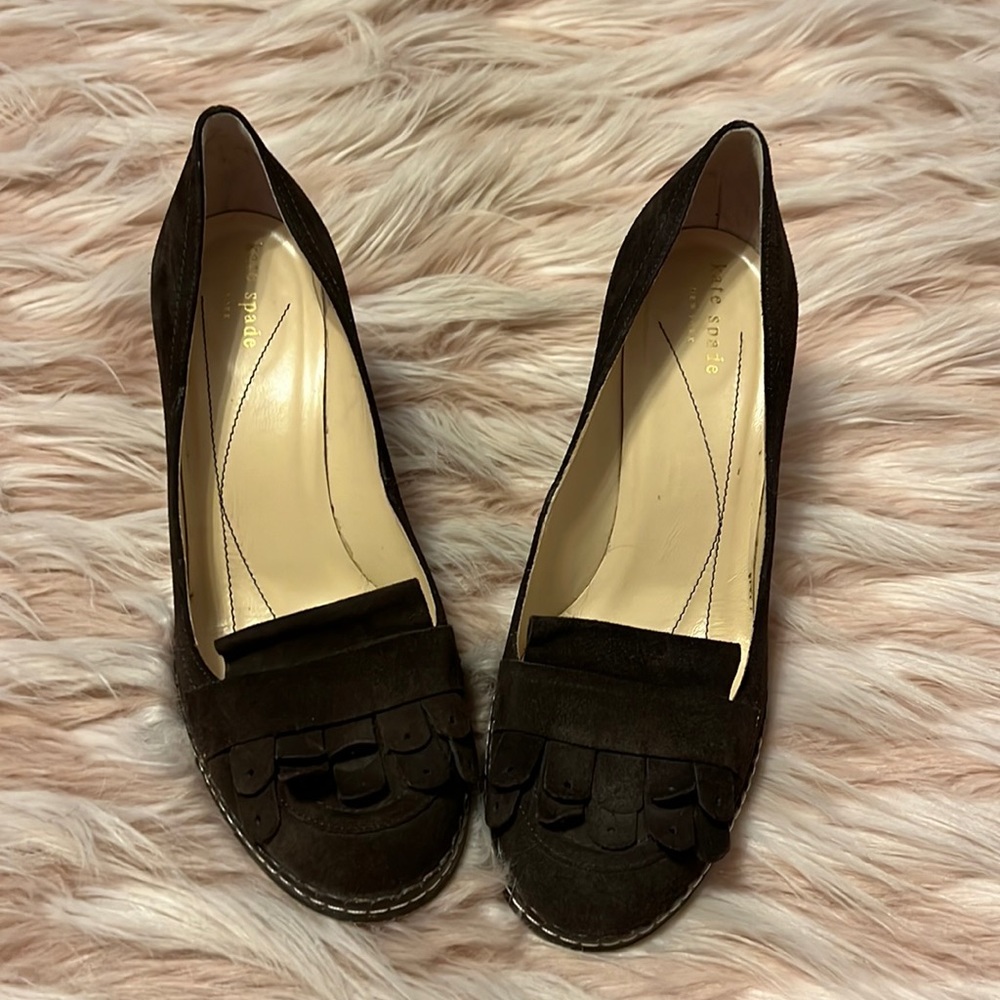 Kate Spade brown pumps. Size 9.